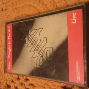 STYX CAUGHT IN THE ACT Original 80s Cassette